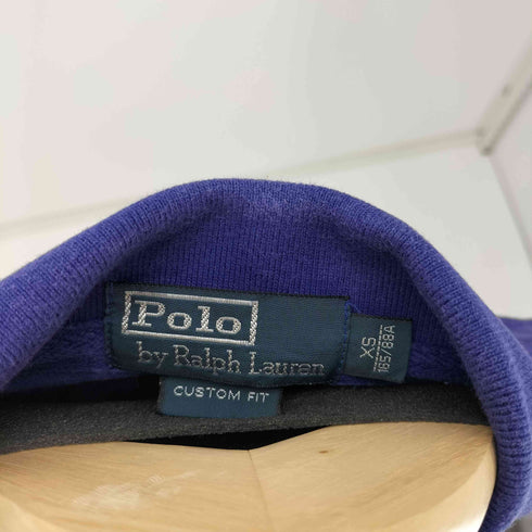 ポロバイラルフローレン Polo by RALPH LAUREN ビッグポニー刺繍 国旗 ワッペン 鹿の子 ポロシャツ メンズ import:XS