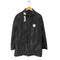 ジョルジオアルマーニ Giorgio Armani 90S 黒タグ BORGO21 ラムレザー ダウンコート ダブルジップ LAMPO パッカブルフード メンズ EUR:54