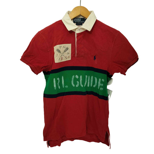 ポロバイラルフローレン Polo by RALPH LAUREN ポニー刺繍 鹿の子 ポロシャツ ラガーシャツ メンズ import:XS