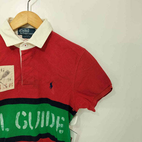 ポロバイラルフローレン Polo by RALPH LAUREN ポニー刺繍 鹿の子 ポロシャツ ラガーシャツ メンズ import:XS