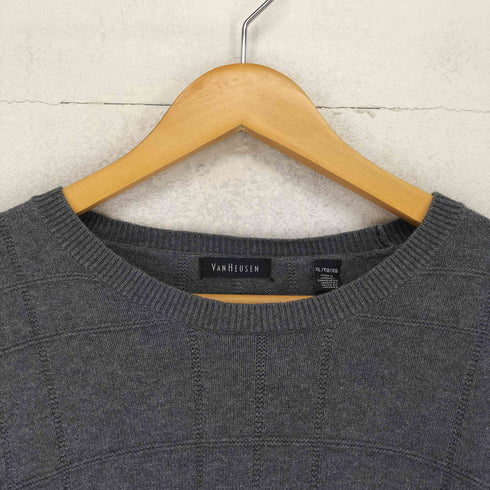 ヴァンヒューゼン VAN HEUSEN コットンクルーネックニット メンズ JPN:XL