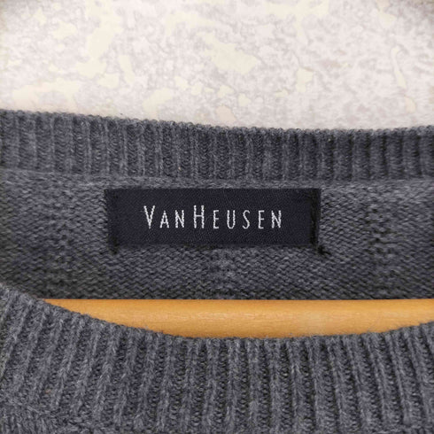 ヴァンヒューゼン VAN HEUSEN コットンクルーネックニット メンズ JPN:XL