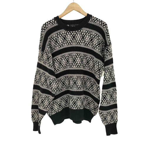 クレイボーン Claiborne コットン総柄ニット メンズ import:L