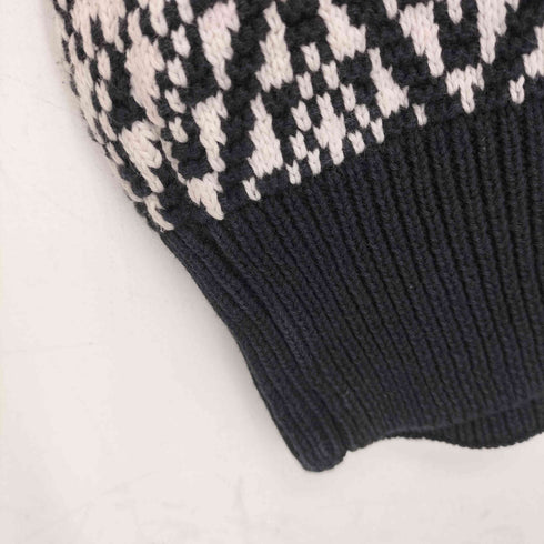 クレイボーン Claiborne コットン総柄ニット メンズ import:L