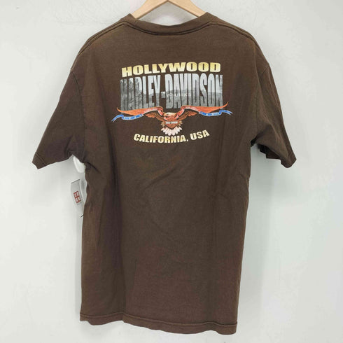 ハーレーダビッドソン HARLEY-DAVIDSON 00s ロゴプリント クルーネック カットソー メンズ