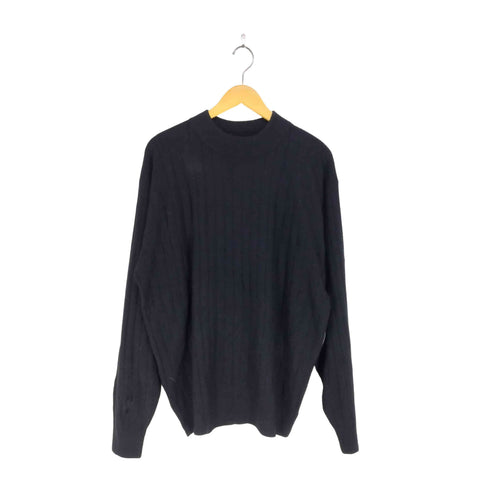 J.G.BROWN アクリルモックネックニット メンズ import:L