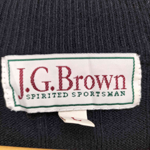 J.G.BROWN アクリルモックネックニット メンズ import:L