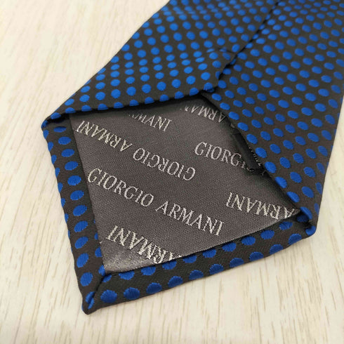 ジョルジオアルマーニ Giorgio Armani ドット柄 シルク ネクタイ メンズ