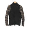 ブラックコムデギャルソン BLACK COMME des GARCONS 製品染め ポリ縮絨 カモフラ切り替えジャケット メンズ XS