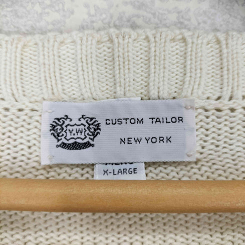 CUSTOM TAILOR NEW YORKクルーネックニット メンズ import:XL