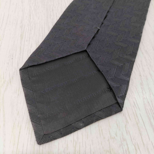 ジョルジオアルマーニ Giorgio Armani ヘリンボーン シルク混 ネクタイ メンズ
