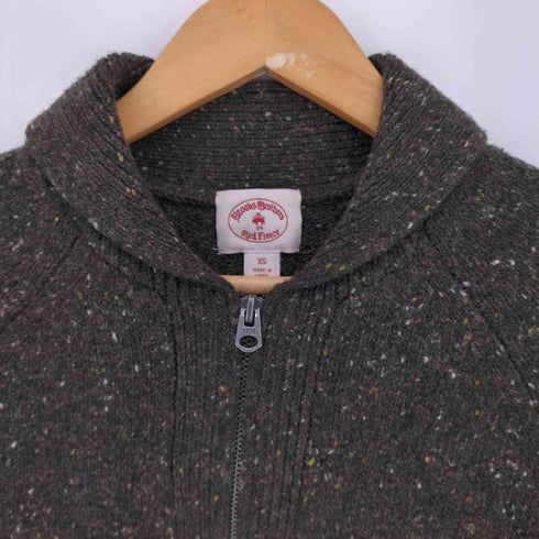 ブルックスブラザーズ BROOKS BROTHERS ハーフジップ ショールカラー ミックスニット メンズ import:XS