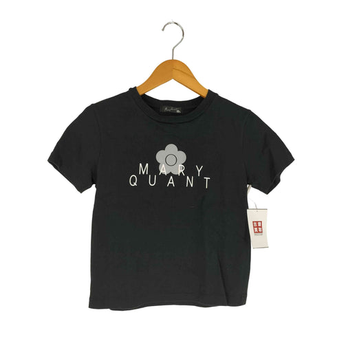 マリークワント MARY QUANT ロゴプリント クルーネックTシャツ レディース import:M