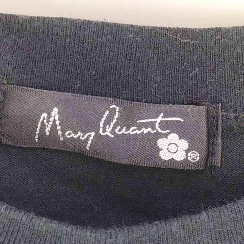 マリークワント MARY QUANT ロゴプリント クルーネックTシャツ レディース import:M