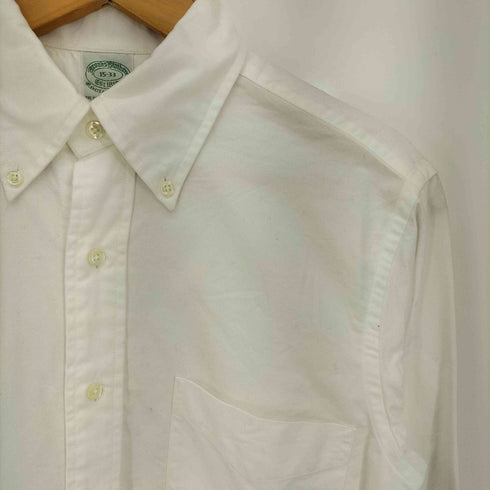 ブルックスブラザーズ BROOKS BROTHERS USA製 SUPIMA COTTON ボタンダウン 長袖シャツ メンズ 15-33