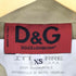 ドルチェアンドガッバーナ DOLCE&GABBANA イタリア製 ITTIERRE 裾ロゴ ストレッチ 比翼ジャケット Y2K レディース import:XS