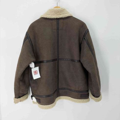 アルファインダストリーズ ALPHA INDUSTRIES フェイクムートン B-3 フライトジャケット メンズ import:L