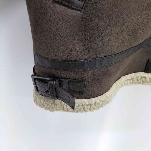 アルファインダストリーズ ALPHA INDUSTRIES フェイクムートン B-3 フライトジャケット メンズ import:L