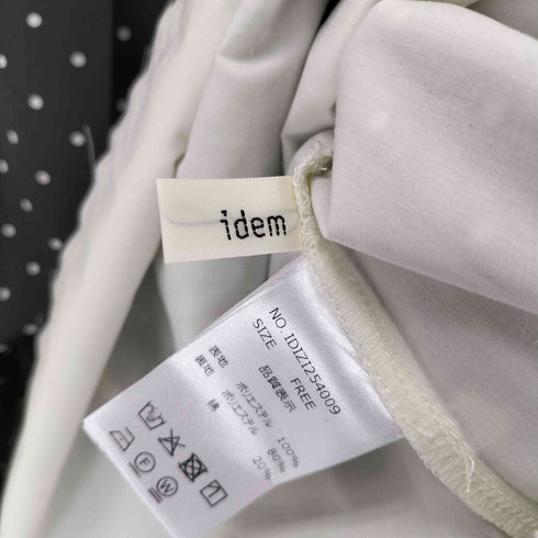 イデム IDEM layered medium pleats skirt レディース FREE