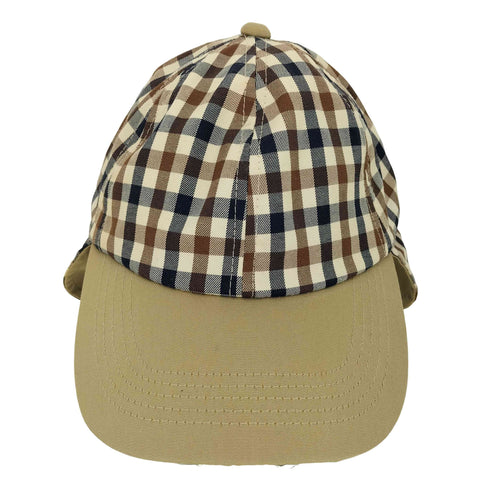 アクアスキュータム AQUASCUTUM Club check ear flap cap クラブチェック イヤーフラップキャップ メンズ 58cm