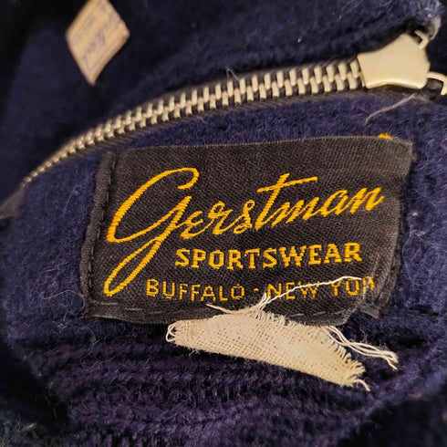 30S Gerstman SPORT WEAR ベル型 TALON ジップ PURE WOOL サイドジップ ウール パンツ メンズ