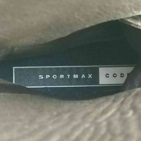 スポーツマックス SPORTMAX イタリア製 レースアップロングブーツ Y2K レディース