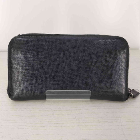 プラダ PRADA ロゴプレート レザー 長財布 レディース