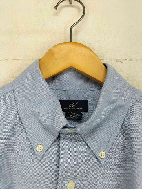 ブルックスブラザーズ 346 BROOKS BROTHERS ワンポイント刺繍 ボタンダウンシャツ メンズ import:M