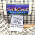 NORTH CREST 90-00S オーバーサイズ ラインデザイン チェックシャツ メンズ import:XXL