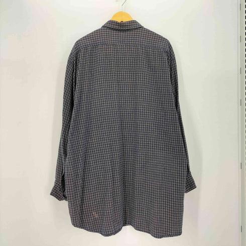 Detis オーバーサイズ プルオーバー チェックシャツ メンズ 49/50