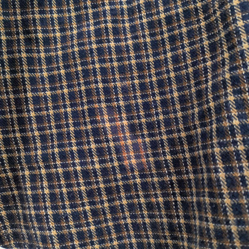 Detis オーバーサイズ プルオーバー チェックシャツ メンズ 49/50