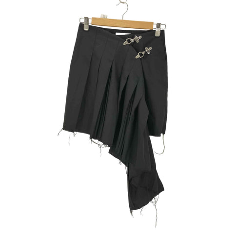 エイチアンドエム H&M アシンメトリープリーツフレアスカート レディース 36