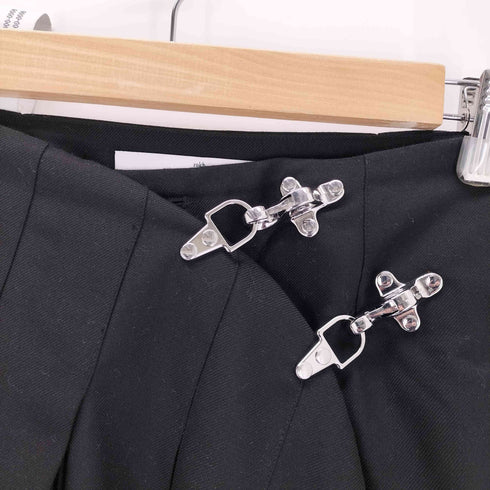 エイチアンドエム H&M アシンメトリープリーツフレアスカート レディース 36