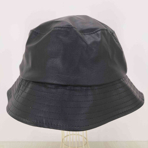 ザラ ZARA 裏地メッシュフェイクレザーハット メンズ M