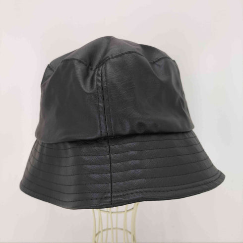 ザラ ZARA 裏地メッシュフェイクレザーハット メンズ M