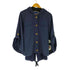 バーバリーブルーレーベル BURBERRY BLUE LABEL 金ボタン ポンチョ レディース 38