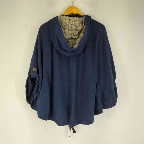 バーバリーブルーレーベル BURBERRY BLUE LABEL 金ボタン ポンチョ レディース 38