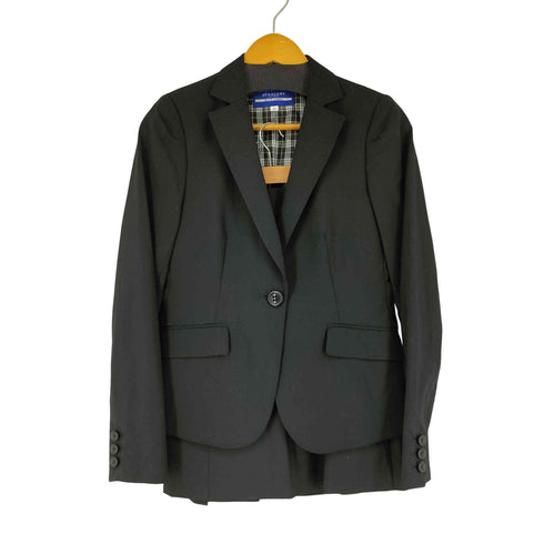 バーバリーブルーレーベル BURBERRY BLUE LABEL セットアップ 裏地チェック テーラードジャケット スカート レディース 38