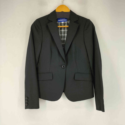 バーバリーブルーレーベル BURBERRY BLUE LABEL セットアップ 裏地チェック テーラードジャケット スカート レディース 38