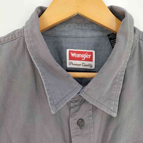 ラングラー Wrangler comfort FLEX レギュラーカラー S/S シャツ メンズ 2XL