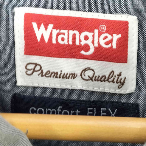 ラングラー Wrangler comfort FLEX レギュラーカラー S/S シャツ メンズ 2XL