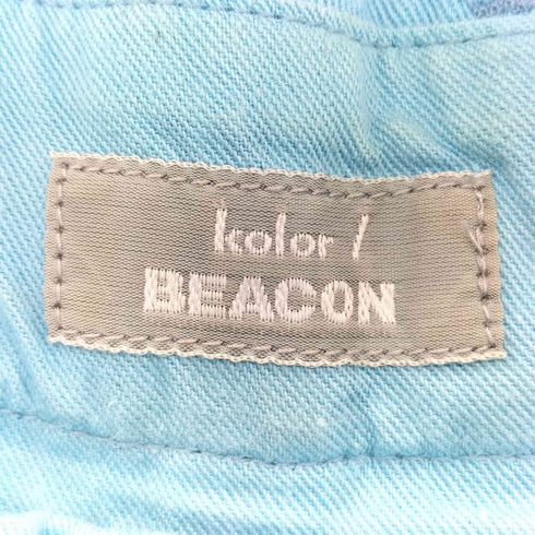 カラービーコン kolor BEACON 製品染めパッカリングパンツ メンズ JPN:2