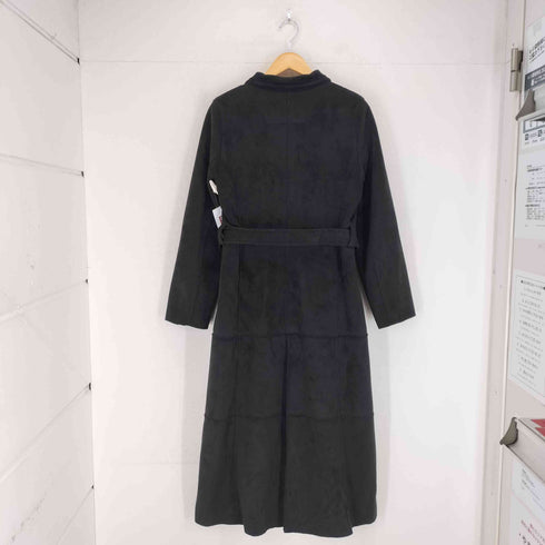 コムサイズム COMME CA ISM フェイクムートン ロングコート レディース JPN:M
