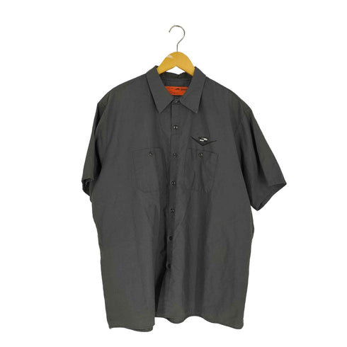 レッドキャップ RED KAP ワッペン S/S ワークシャツ メンズ import:XXL