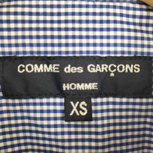 コムデギャルソンオム COMME des GARCONS HOMME 20ss ギンガムチェック パッチワーク シャツ メンズ JPN:XS