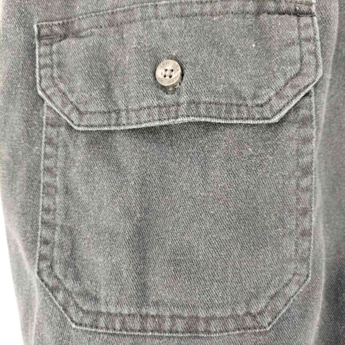 ラングラー Wrangler ロゴ刺繍 コットン L/S レギュラーカラー シャツ メンズ import:L