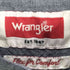 ラングラー Wrangler ロゴ刺繍 コットン L/S レギュラーカラー シャツ メンズ import:L