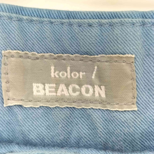 カラービーコン kolor BEACON Cotton Twil One Tuck Pants コットンツイル1タックパンツ メンズ JPN:2