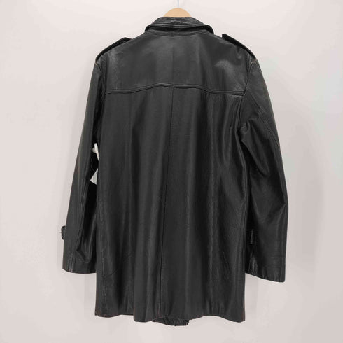 EXCELLENT DESIGN cow leather カウレザー カーコート メンズ import:M
