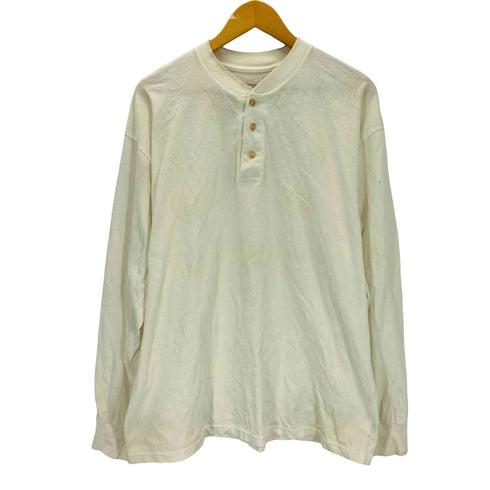UNION LINE UFCW USA製 ヘンリーネック L/S カットソー Tシャツ メンズ import:XL